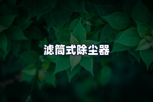 滤筒式除尘器